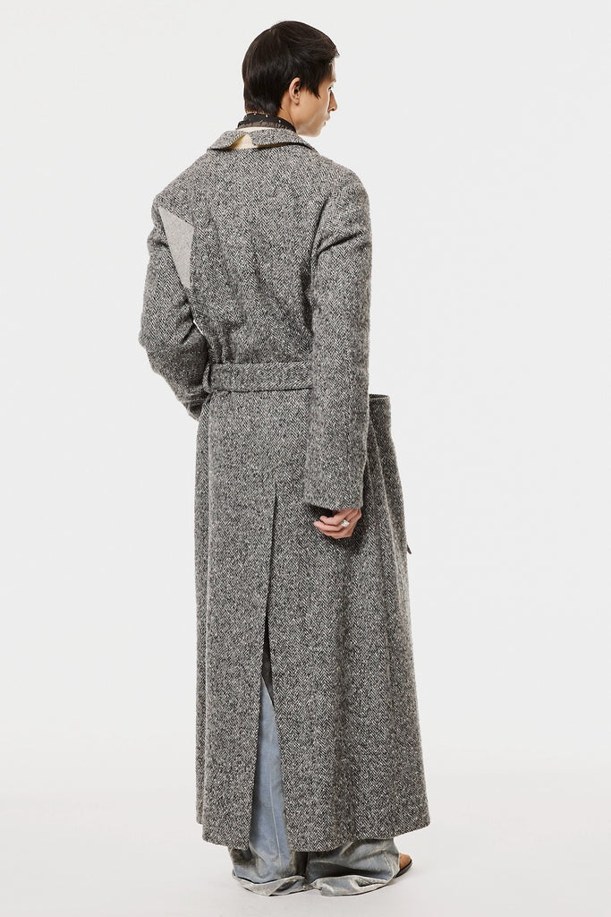 LUCKY CLOVER CHESTERFIELD COAT - GRAY / M26H9CT002-MASU Official Online Store
