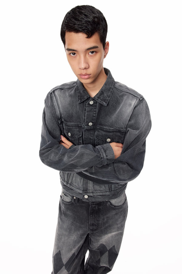 MB DENIM JACKET DIAMOND - BLACK / B25F9BL003-MASU Official Online Store