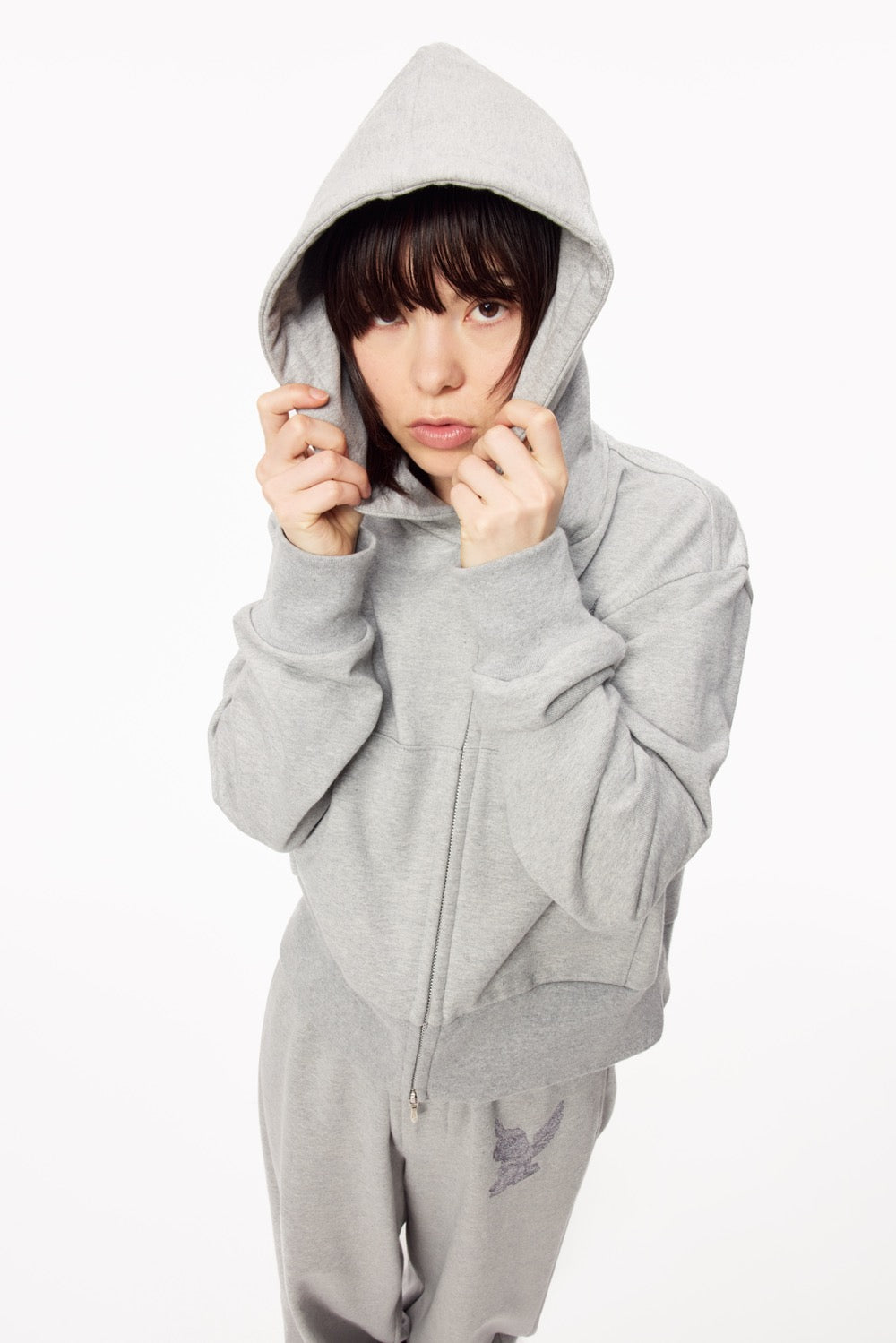 Mb Zip-Up Hoodie - Gray - MASUBOYS– MASU Official Online Store