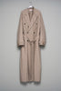 WRAP COLLAR TRENCH COAT - SAND OLIVE / M26U6CT001-MASU Official Online Store