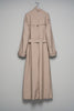 WRAP COLLAR TRENCH COAT - SAND OLIVE / M26U6CT001-MASU Official Online Store