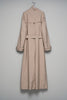 WRAP COLLAR TRENCH COAT - SAND OLIVE / M26U6CT001-MASU Official Online Store