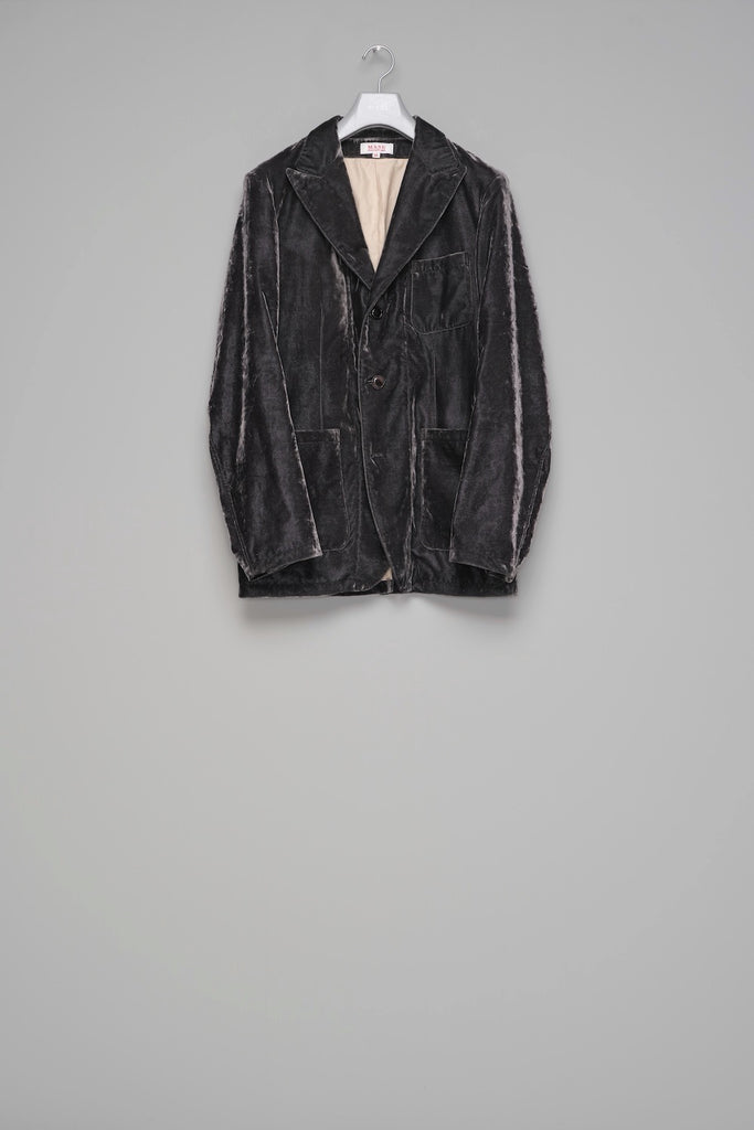 FARMER'S VELVET TAILORED JACKET - DUSTY BLACK / M26H9JK002-MASU Official Online Store