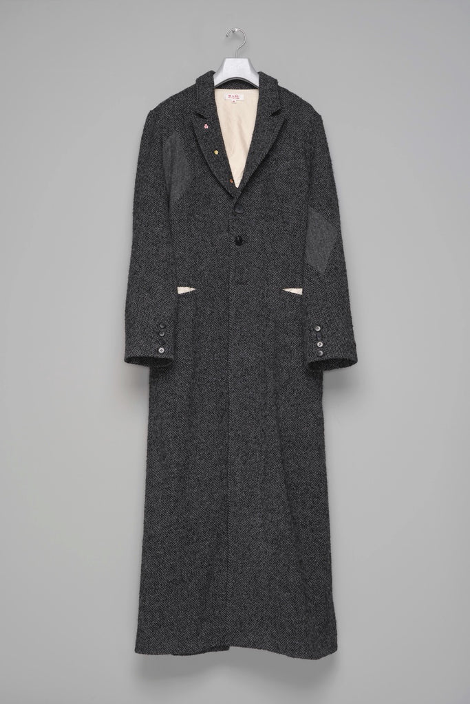 LUCKY CLOVER CHESTERFIELD COAT - BLACK / M26H9CT002-MASU Official Online Store