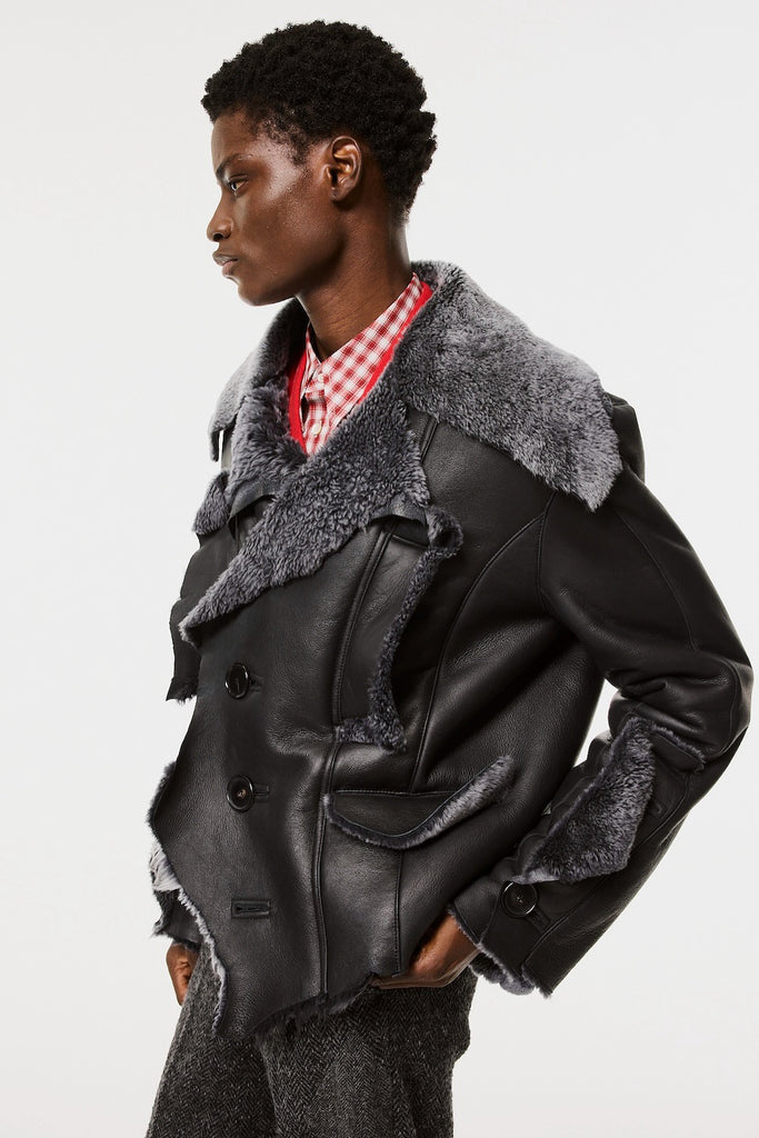 NATIVE PRINCE MOUTON JACKET - BLACK / M26H9BL007-MASU Official Online Store
