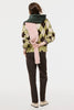 RABBIT FUR SCARF - GREEN X PINK / M26H9OJ004-MASU Official Online Store