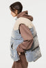 VELVET MOUNTAIN DOWN VEST - DUSTY BLUE / M26H9VT003-MASU Official Online Store