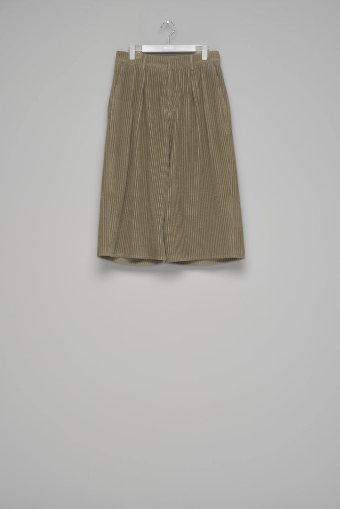 CORDUROY WIDE TROUSERS - MOSS GREEN / M26H9PS001-MASU Official Online Store