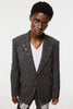 LUCKY CLOVER TAILORED JACKET - BLACK / M26H9JK003-MASU Official Online Store