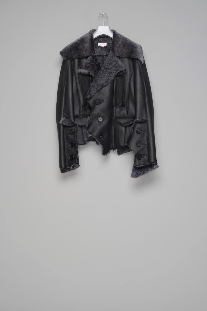 NATIVE PRINCE MOUTON JACKET - BLACK / M26H9BL007-MASU Official Online Store