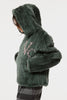 RABBIT FUR HOODIE - GREEN / M26H9KN004-MASU Official Online Store