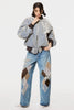 VC VELVET PUFFER BOMBER JACKET - DUSTY BLUE / M26H9BL004-MASU Official Online Store