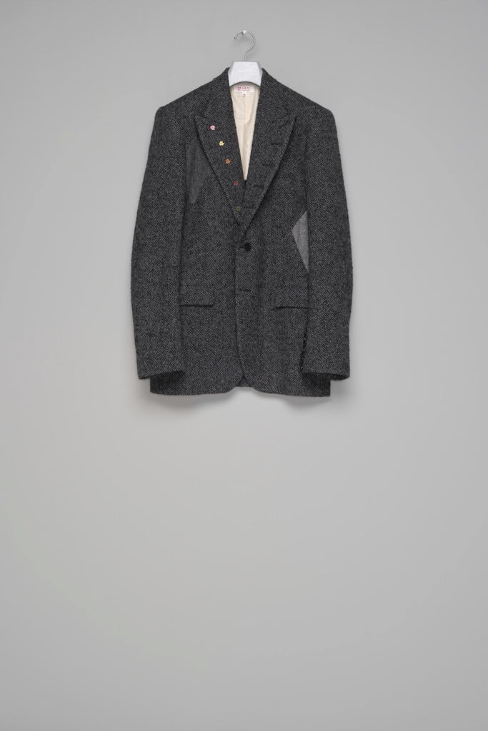 LUCKY CLOVER TAILORED JACKET - BLACK / M26H9JK003-MASU Official Online Store