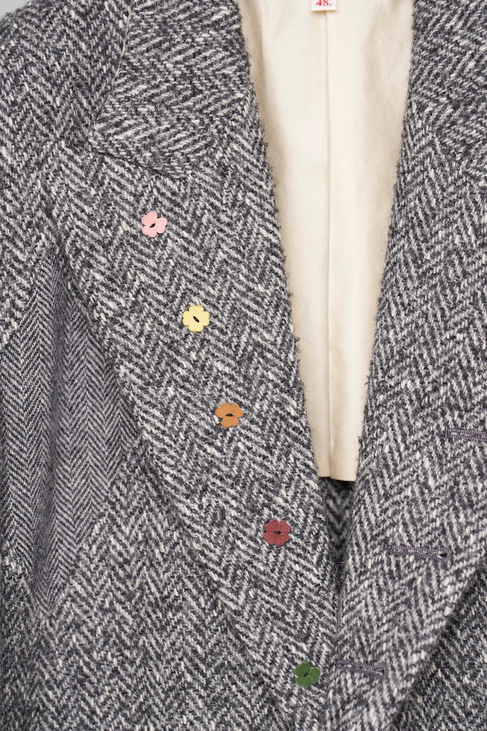 LUCKY CLOVER TAILORED JACKET - GRAY / M26H9JK003-MASU Official Online Store
