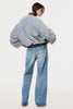 VC VELVET PUFFER BOMBER JACKET - DUSTY BLUE / M26H9BL004-MASU Official Online Store