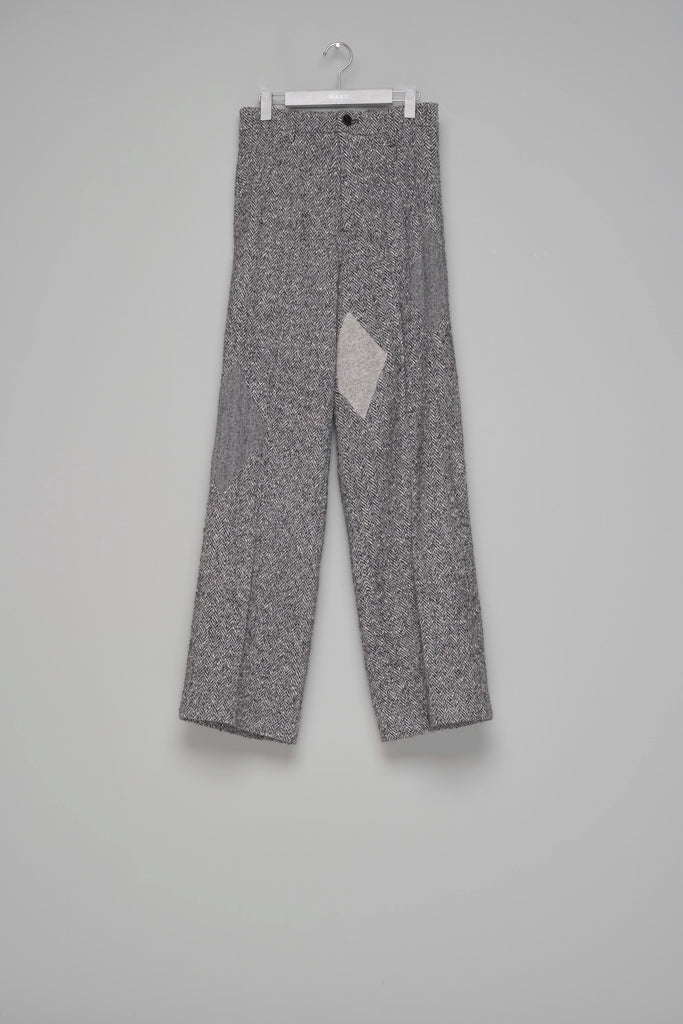 DIAMOND CLOTH WIDE TROUSERS - GRAY / M26H9PL006-MASU Official Online Store