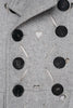 HEART HOLE PEA COAT - GRAY / M26H9CT001-MASU Official Online Store