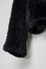 RABBIT FUR HOODIE - BLACK / M26H9KN004-MASU Official Online Store