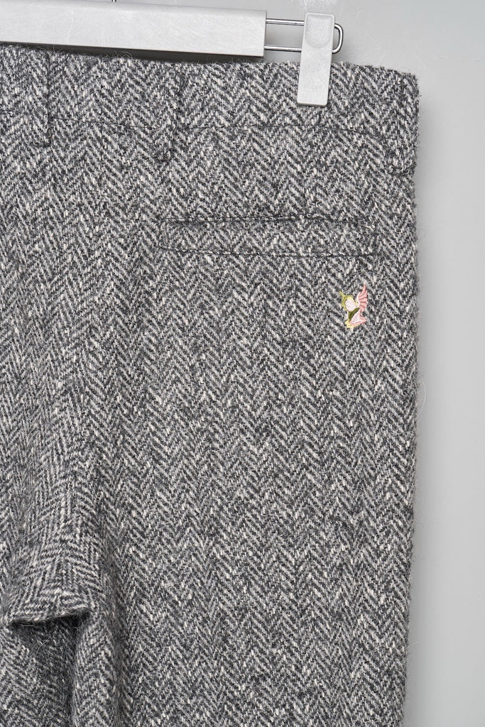 DIAMOND CLOTH WIDE TROUSERS - GRAY / M26H9PL006-MASU Official Online Store