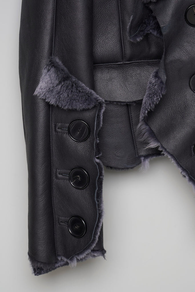 NATIVE PRINCE MOUTON JACKET - BLACK / M26H9BL007-MASU Official Online Store