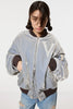 VC VELVET PUFFER BOMBER JACKET - DUSTY BLUE / M26H9BL004-MASU Official Online Store
