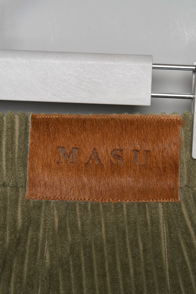 CORDUROY WIDE TROUSERS - MOSS GREEN / M26H9PL009-MASU Official Online Store