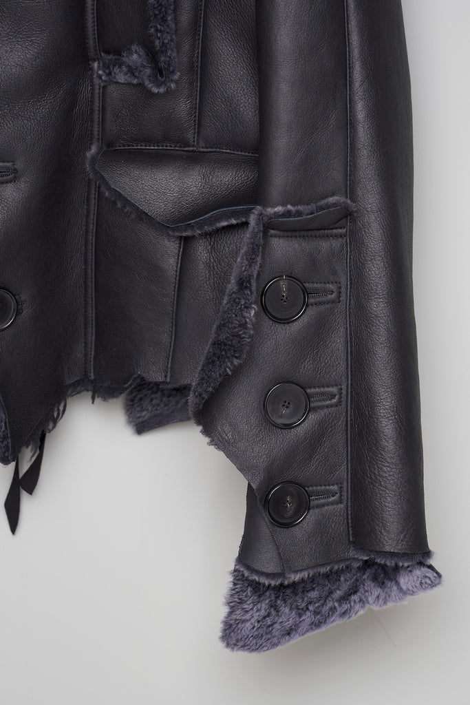 NATIVE PRINCE MOUTON JACKET - BLACK / M26H9BL007-MASU Official Online Store