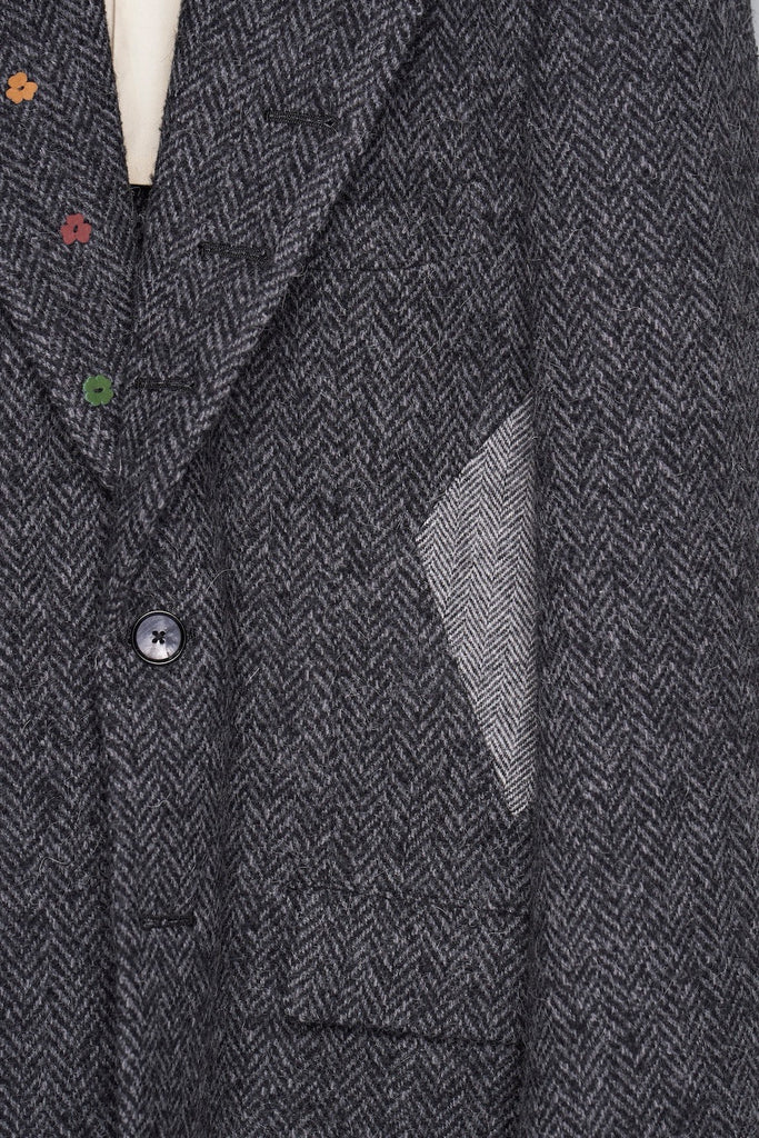 LUCKY CLOVER TAILORED JACKET - BLACK / M26H9JK003-MASU Official Online Store