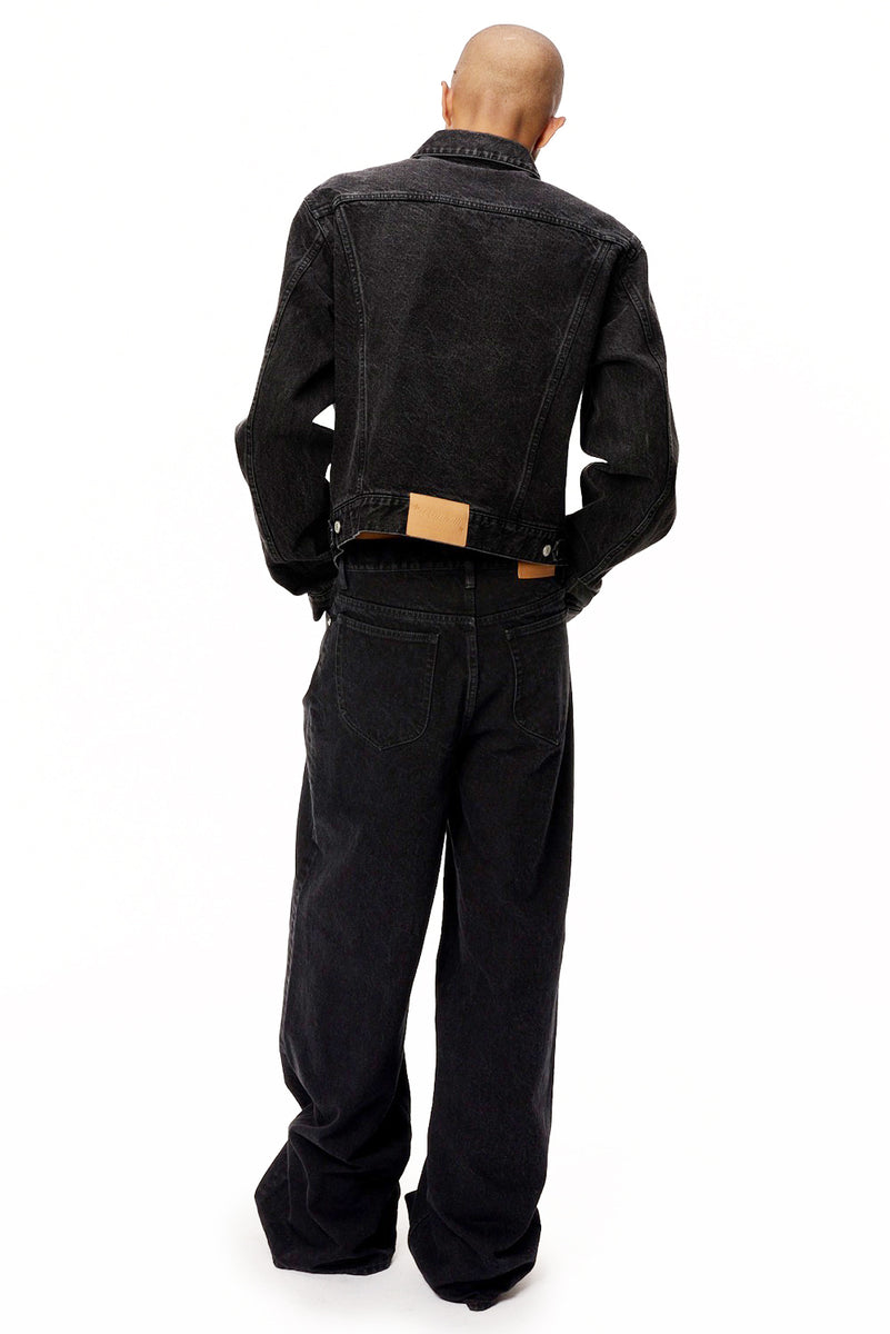 MASU BOYS BAGGY JEANS 44 ブラックバギーデニム 25SS MASU (マス/エムエーエスユー) 